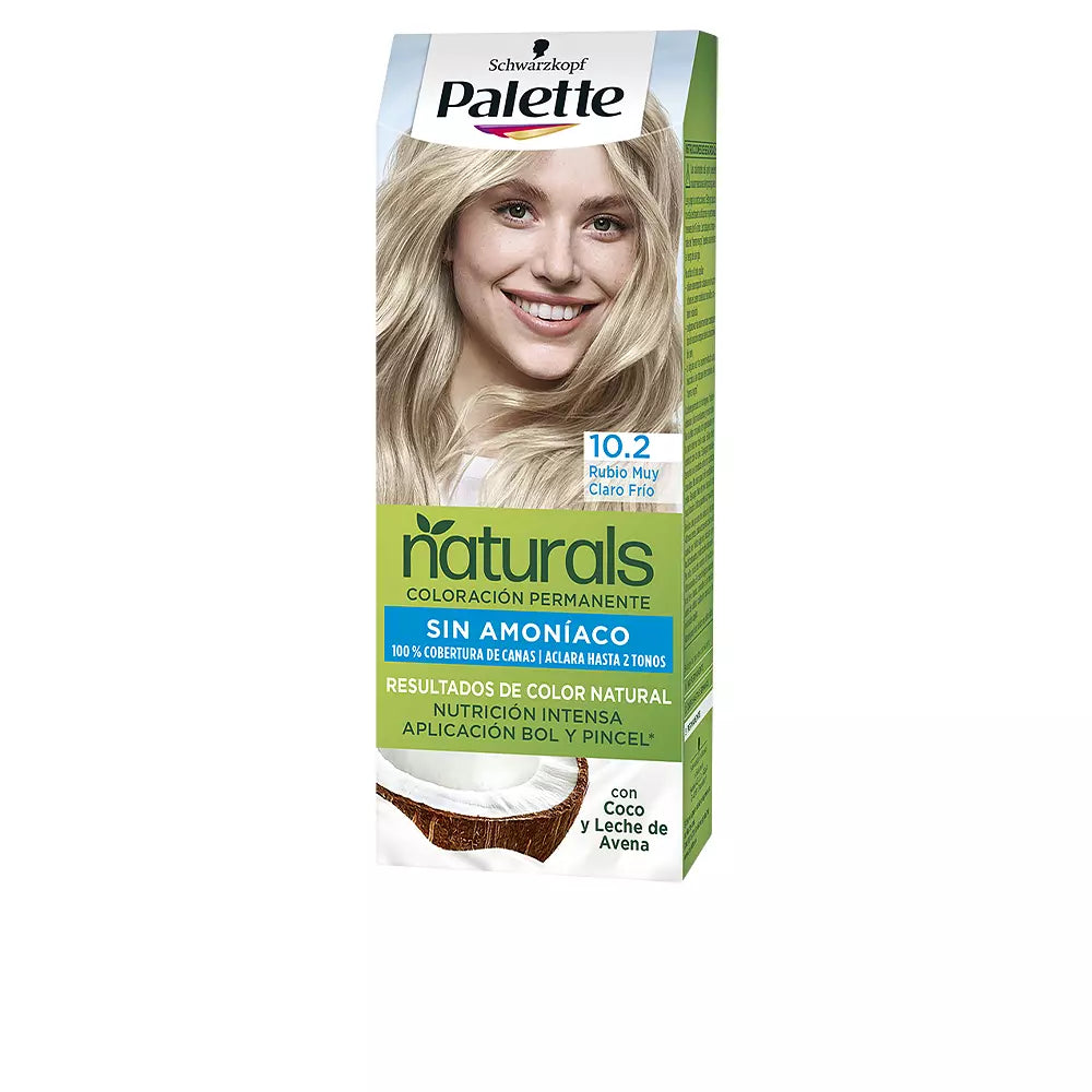 Palette Natural Hair Dye 10.2 Very Light Cool Blonde