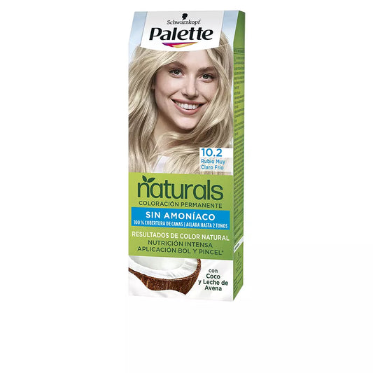 Palette Natural Hair Dye 10.2 Very Light Cool Blonde