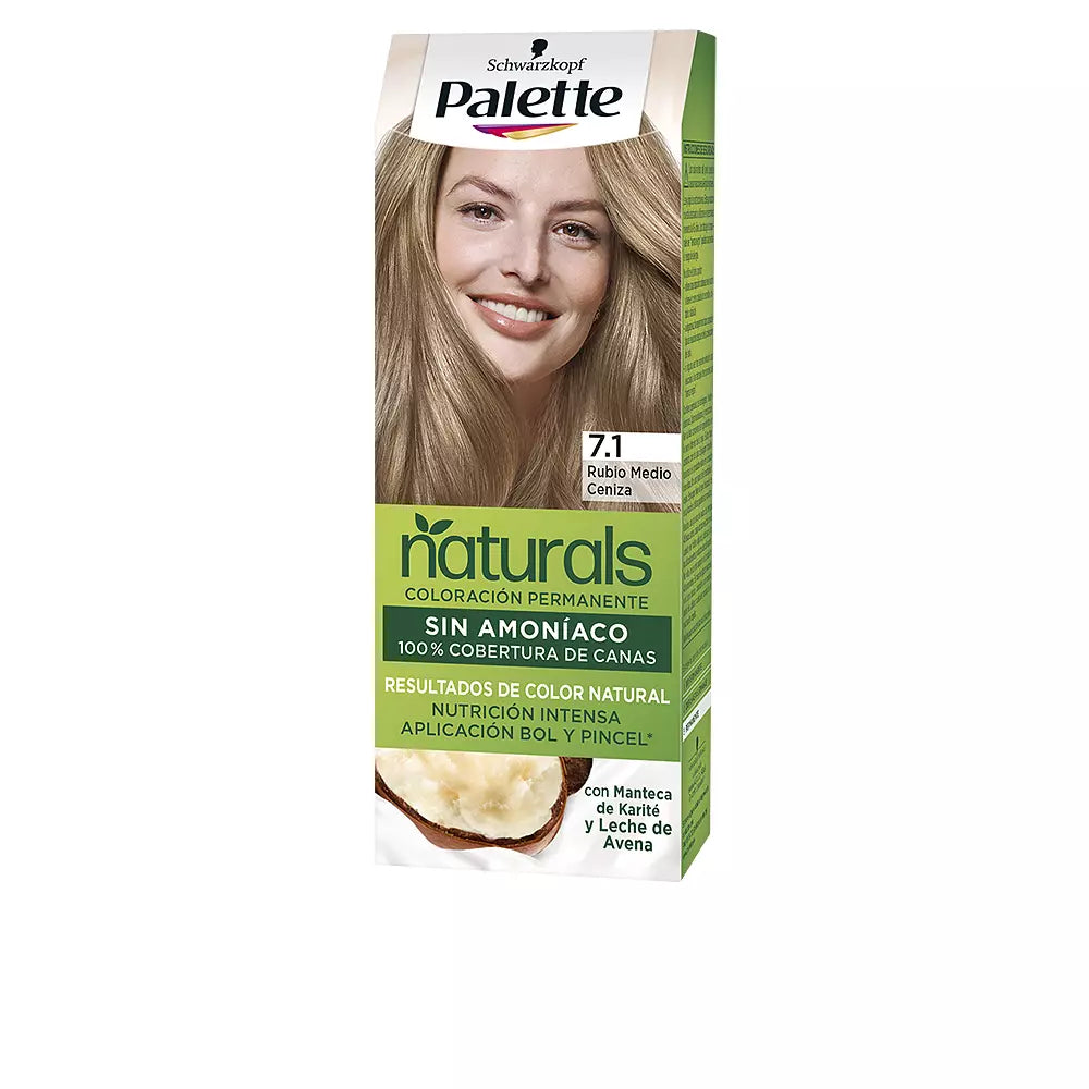 Palette Natural Hair 7.1 Medium Ash Blonde