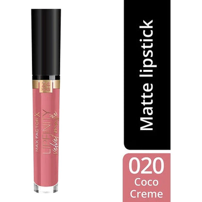 Lipfinity Velvet Matte Lipstick 020 Coco Creme - FitnessFlow