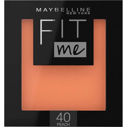 Fit Me Blush with Pigment Powder for a Natural Look 40 Peach - FitnessFlow